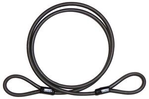 KASP SECURITY K4551220D DOUBLE LOOP SECURITY CABLE, 12 X 2000MM