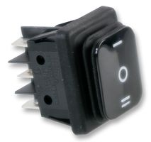 MOLVENO B4MASK19C1129000 ROCKER SWITCH, DPDT, 16A, 250V, PANEL