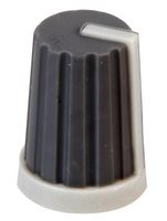 MULTICOMP CR-MS-5 KNOB, SOFT TOUCH, SPLINED SHAFT, GRY SHAFT SPLINED SHAFT ROHS COMPLIANT: YES