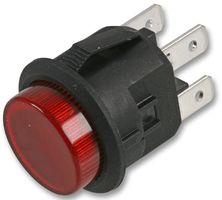 MULTICOMP PRO MCLC210-7-K-D-ET-2B PB SW, ON-OFF, 20.5 MM, DPST