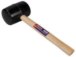 DURATOOL D00091 MALLET, RUBBER, W/WOODEN HANDLE