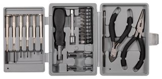 DURATOOL D00197 MINI TOOL KIT, 26 PIECES, BITS, SOCKETS