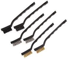 DURATOOL D00220 BRUSH SET, WIRE, MINI, 6PC