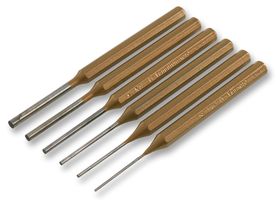 CK TOOLS T3328S PARALLEL PIN PUNCH SET, 6 PIECE