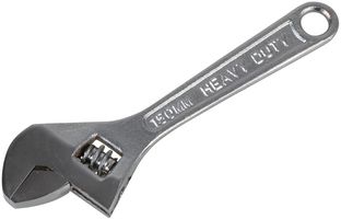 DURATOOL D03103 ADJUSTABLE SPANNER, CHROME, 6IN/150MM