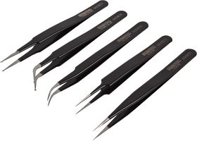 MULTICOMP PRO D00839 TWEEZER, 5 PIECE SET, ESD