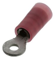 MOLEX 19073-0036 Ring Tongue Terminal, M2.5, #4, 18 AWG, 0.8 mm², Avikrimp 19073 Series, Red