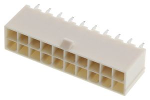 MOLEX 39-29-6208 Pin Header, Power, Wire-to-Board, 4.2 mm, 2 Rows, 20 Contacts, Through Hole Straight