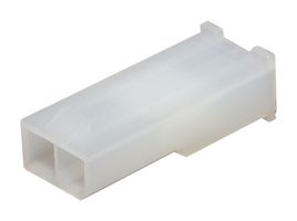 MOLEX 46999-0656 Connector Housing, Natural, Mini-Fit Jr. 5559 Series, Plug, 2 Positions, 4.2 mm