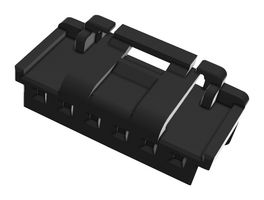 MOLEX 502351-0601 Connector Housing, Black, DuraClik 502351 Series, Receptacle, 6 Positions, 2 mm