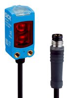 SICK WLD4FP-313111A0ZZZ Photoelectric Sensor, 4.5m, NPN/PNP/Push Pull, Retroreflective, 30VDC, 3 Pin M8 Connector Cable