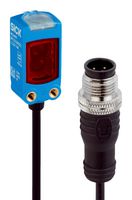SICK WLD4FP-841121A0ZZZ Photoelectric Sensor, 4.5m, NPN/PNP/Push Pull, Retroreflective, 30VDC, 4 Pin M12 Connector Cable