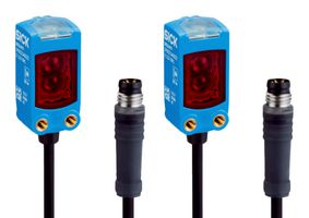SICK WSE4FP-31312100ZZZ Photoelectric Sensor, 10m, NPN/PNP/Push Pull, Through Beam, 10 to 30VDC, 3 Pin M8 Connector Cable