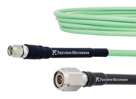 FAIRVIEW MICROWAVE FMCA1245-24 RF / Coaxial Cable Assembly, Low Loss, 24 ", 610 mm, LL142, SMA Plug, TNC Plug, 50 ohm