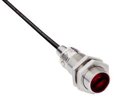 SICK GRTB18S-P1201VS23 Photo Sensor, 250 mm, PNP, Background Suppression, Proximity, 10 to 30 VDC, Cable, GR18 Series