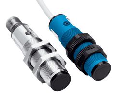 SICK VTE18-3P4740 Photo Sensor, 400 mm, PNP, Energetic, Proximity, 10 to 30 VDC, 4 Pin M12 Connector, V18 Series