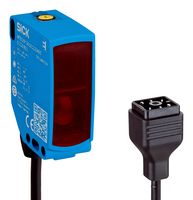 SICK WTB16I-39111120ZZZ Photoelectric Sensor, 1.5m, NPN/PNP/Push Pull, Proximity, 6 Pin Q6 Connector Cable, W16 Series