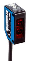 SICK WT100-2P1432S02 Photoelectric Sensor, 1.2 m, PNP, Energetic, Proximity, Cable with Connector, 10 to 30 VDC