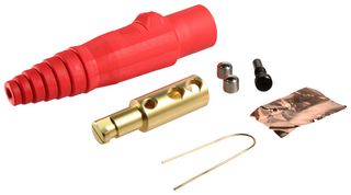 HUBBELL WIRING DEVICES HBL400MR High Power Connector, Plug, 600 VAC, 400 A, Cable Mount, Crimp