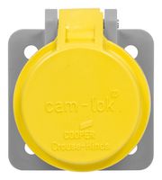 CROUSE-HINDS E1016SC-37 Dust Cap / Cover, Protection Cover, Crouse-Hinds Cam-Lok J E1016 Series Power Entry Connectors