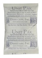 SCS 1/2PLDES550 Desiccant Bag, Plastic, 3.5 " x 2.38 ", For SCS Desiccants