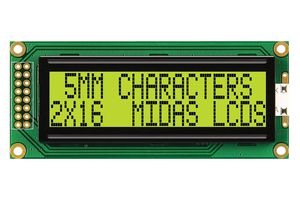 MIDAS DISPLAYS MC21605B6W-SPR-V2
