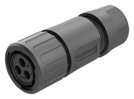 AMPHENOL SINE/TUCHEL RTS6BS14N3S03 Circular Connector, Sealed Circular Connector, ecomate Aquarius Series, Cable Mount Plug
