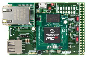 MICROCHIP DM320008 Starter Kit, Embedded Graphics, External DRAM (DA), PIC32MZ2064DAA288, 32bit, PIC32
