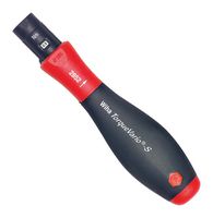 WIHA 28410 Torque Screwdriver, 1/4" Bit Holder, 5" Length, 15in-oz to 80in-oz, TorqueVario-S