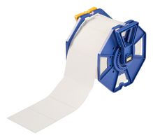 BRADY J-391-2569 Label, Thermal Transfer Printable, 57.15 mm, 82.55 mm, Polyester, White
