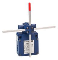 TELEMECANIQUE SENSORS XCKVR24SR1H29 Limit Switch, Rod Lever, DPST-NO, DPST-NC, 3 A, 240 V, 0.5 N-m, OsiSense XC Series