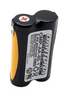 DANTONA INDUSTRIES CMP-AA-80-1 Rechargeable Battery, 2.4 V, Nickel Cadmium, 800 mAh, AA, Solder Tab, 1