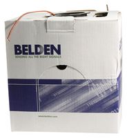BELDEN 9770 001U500 Multiconductor Cable, Audio Control, Shielded, 3 Conductor, 22 AWG, 500 ft, 152.4 m