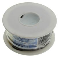 ALPHA WIRE 7130 BK005 Wire, Hook Up, UL1430, PVC, Black, 24 AWG, 7 x 32AWG, 100 ft