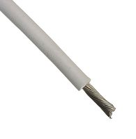 ALPHA WIRE 7132 WH001 Wire, PVC, White, 20 AWG, 7 x 28AWG, 1000 ft
