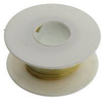 ALPHA WIRE 1851 YL005 Wire, Hook Up, PVC, Yellow, 30 AWG, 7 x 38AWG, 100 ft