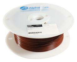 ALPHA WIRE 1855 BR001 Wire, Hook Up MIL-W-16878E/1, PVC, Brown, 22 AWG, 7 x 30AWG, 305 m