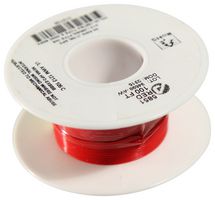 ALPHA WIRE 5851 RD005 Wire, Hook Up, UL1213, PTFE, Red, 30 AWG, 7 x 38AWG, 100 ft