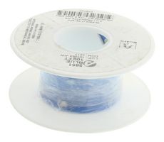 ALPHA WIRE 5851 BL005 Wire, Hook Up, UL1213, PTFE, Blue, 30 AWG, 7 x 38AWG, 100 ft