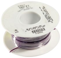 ALPHA WIRE 5853 VI005 Wire, Hook Up, PTFE, Purple, 26 AWG, 7 x 34AWG, 30.5 m