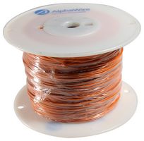 ALPHA WIRE 3051 OR001 Wire, Hook Up, PVC, Orange, 22 AWG, 7 x 30AWG, 1000 ft