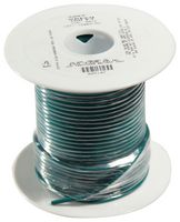 ALPHA WIRE 3057 GR005 Wire, Hook Up, UL1007/UL1569, PVC, Green, 16 AWG, 26 x 30AWG, 100 ft