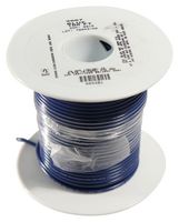 ALPHA WIRE 3057 BL005 Wire, Hook Up, UL1007/UL1569, PVC, Blue, 16 AWG, 26 x 30AWG, 100 ft