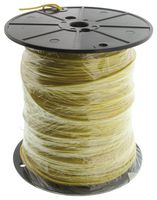ALPHA WIRE 3057 YL001 Wire, Hook Up, UL1007/UL1569, PVC, Yellow, 16 AWG, 26 x 30AWG, 1000 ft