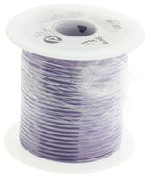 ALPHA WIRE 3075 VI005 Wire, Hook Up, UL1015, PVC, Purple, 18 AWG, 16 x 30AWG, 100 ft