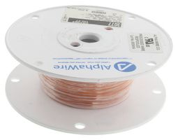 ALPHA WIRE 3077 OR005 Wire, Hook Up, UL1015, PVC, Orange, 16 AWG, 26 x 30AWG, 30.5 m