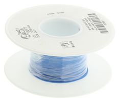 ALPHA WIRE 2842/1 BL005 Wire, Solid, Hook Up, PTFE, Blue, 28 AWG, Solid, 30.5 m