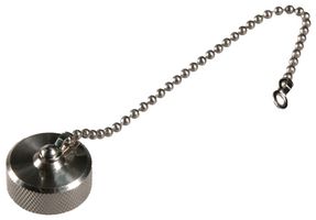 MOLEX / BRAD 1302011113 Dust Cap / Cover, Closure Cap with Bead Chain, Molex Mini-Change 130201 Series Sensor Connectors