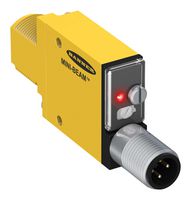 BANNER ENGINEERING SM312DQD Photoelectric Sensor, SM312 Series, Mini-Beam, Diffuse, 380mm, NPN / PNP, 10-30Vdc, Quick Disconnect
