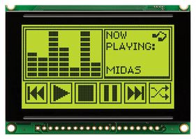 MIDAS DISPLAYS MC128064C6W-SPTLY-V2